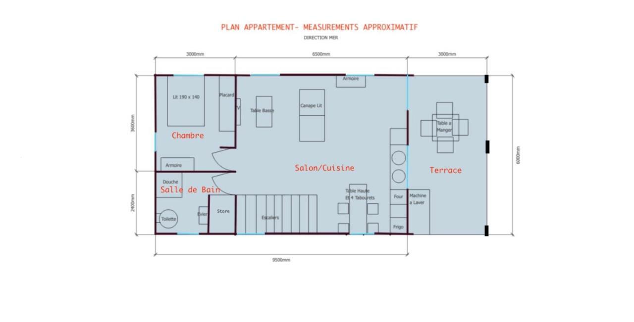 Bleu Horizon Apartment Saint-Leu Exterior foto